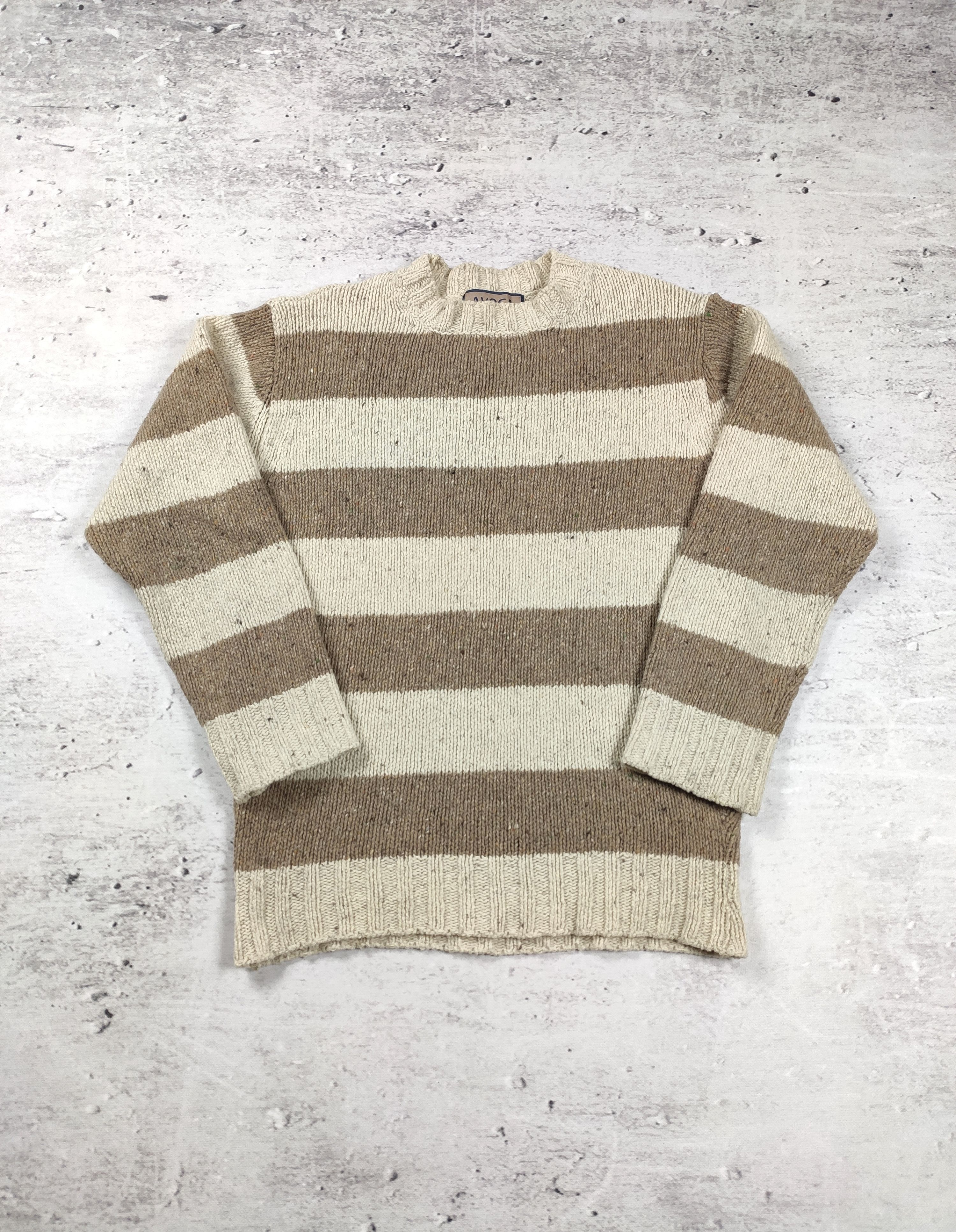 Vintage Avoca Irleand wool jumper sweater stripped Size US M / EU 48-50 / 2 - 1 Thumbnail