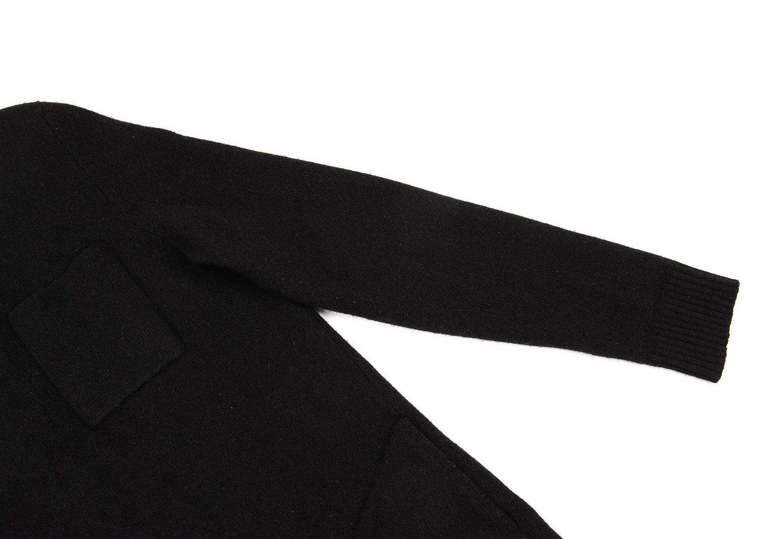 Maison Margiela Wool Button Neck Pullover Knit Sweater Black Size S Size US S / EU 44-46 / 1 - 8 Thumbnail