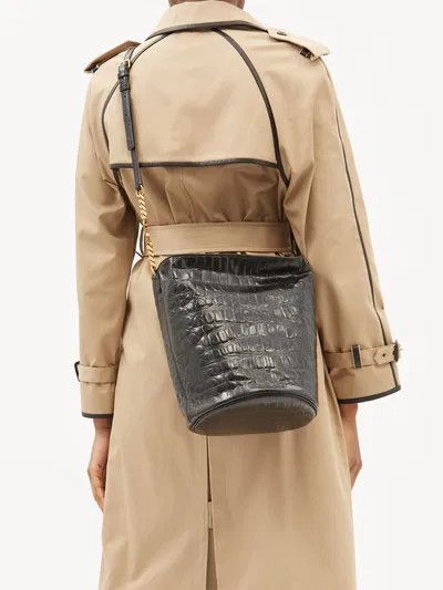 Saint Laurent Paris o1bcso1str1225 Size:OS/Vintage Bucket Bag in Black Size ONE SIZE - 5 Thumbnail