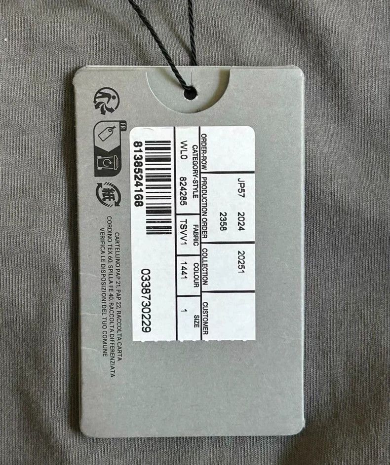 Balenciaga Balenciaga Dark Gray Washed Hole Short Sleeve T-Shirt Size US S / EU 44-46 / 1 - 5 Thumbnail