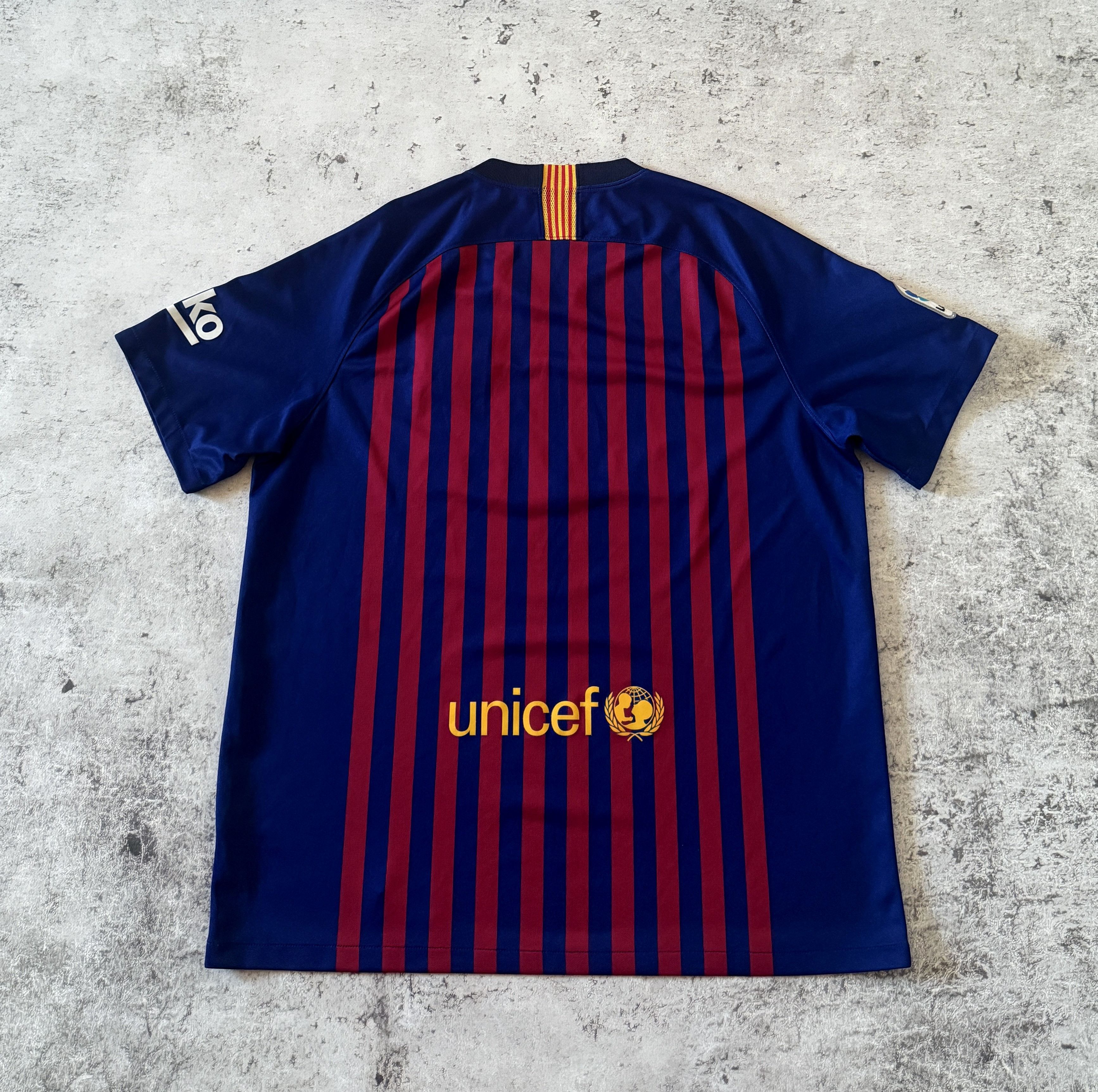 Nike BARCELONA 2018 2019 FOOTBALL SHIRT SOCCER JERSEY 894430-456 Size US XL / EU 56 / 4 - 12 Thumbnail