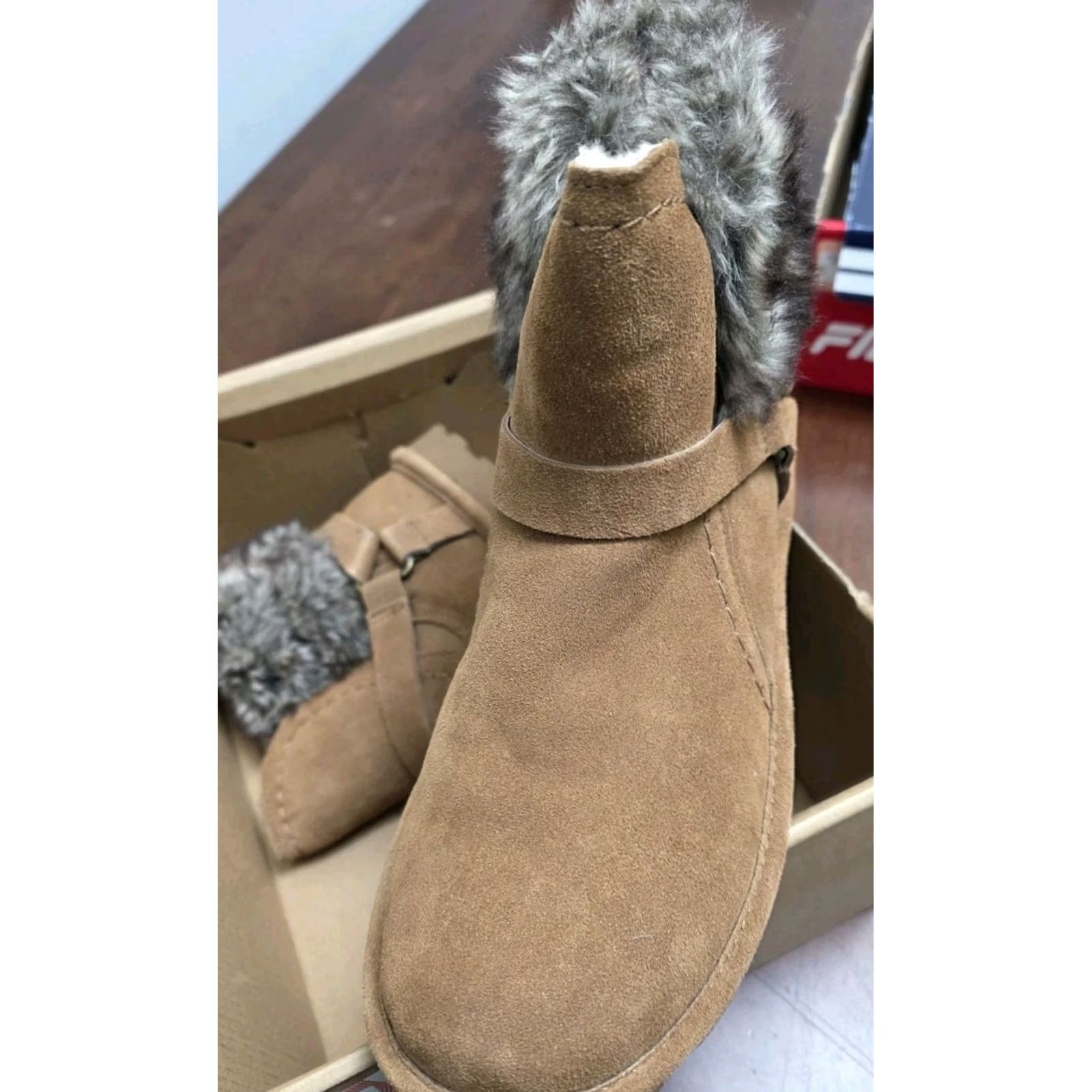Vintage BEARPAW Koko Hickory Boots Suede Brown 10 Women’s Bootie NEW Size US 10 / IT 40 - 3 Thumbnail