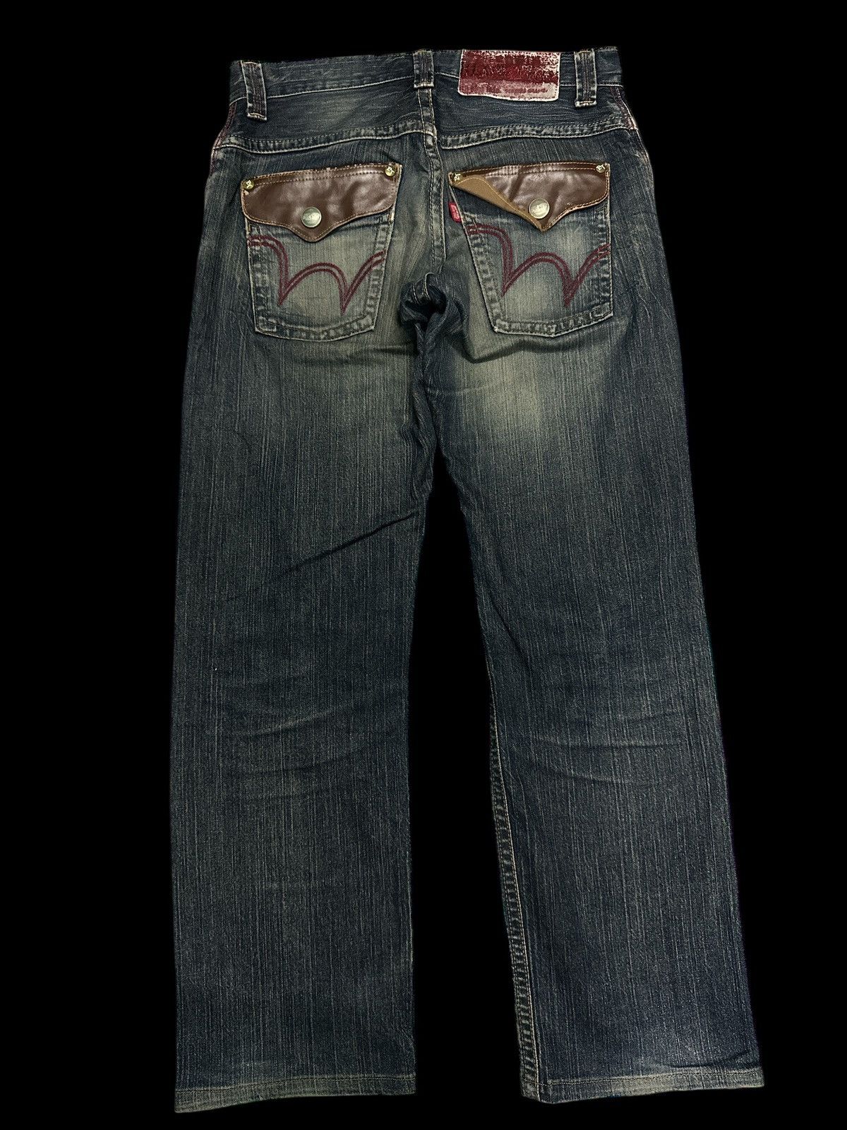 If Six Was Nine Distress Denim Edwin Vintage Blue Trip 💥 Size US 32 / EU 48 - 1 Thumbnail