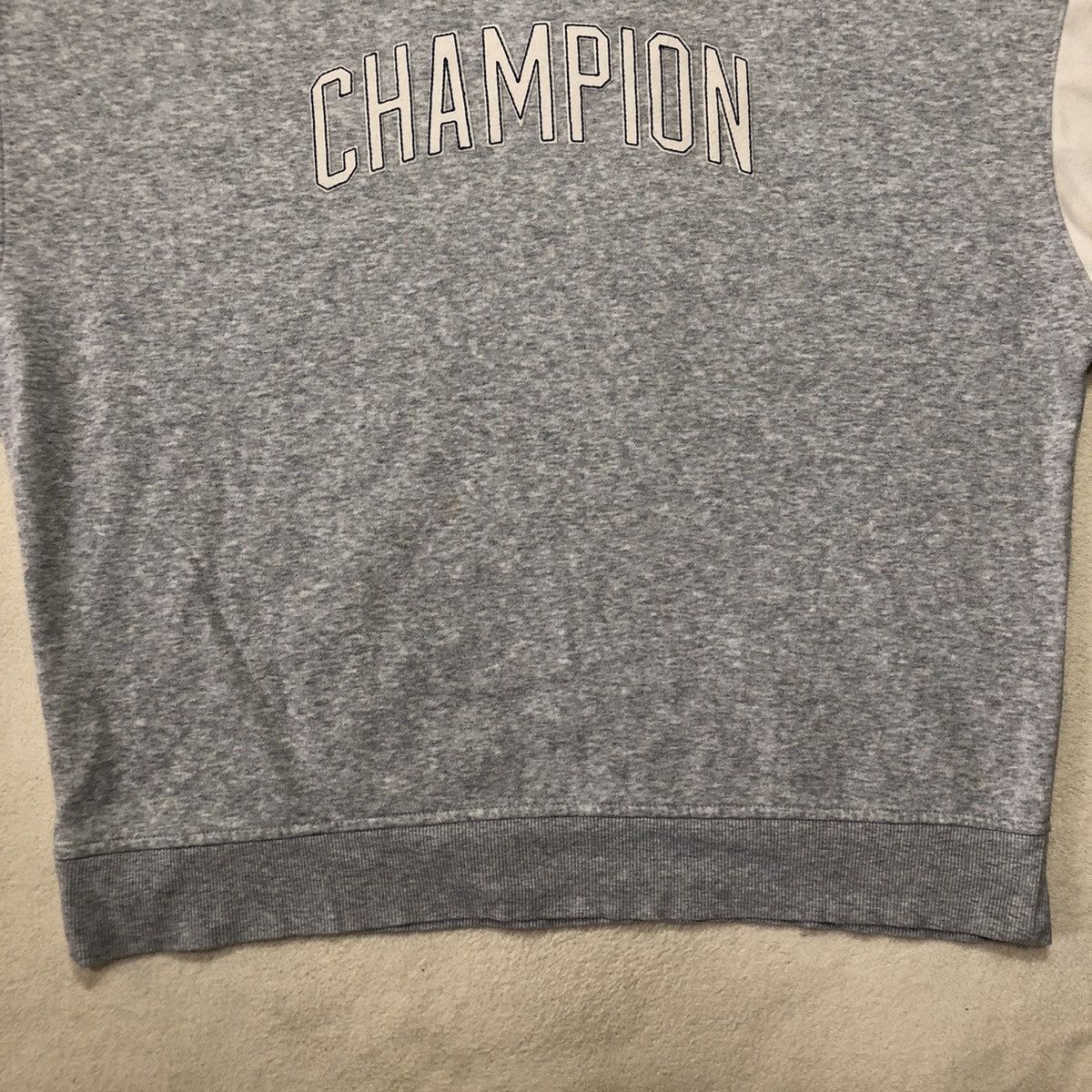 Champion × Vintage VINTAGE CHAMPION Spellout Logo Boxy Sweatshirt Size US XL / EU 56 / 4 - 3 Thumbnail