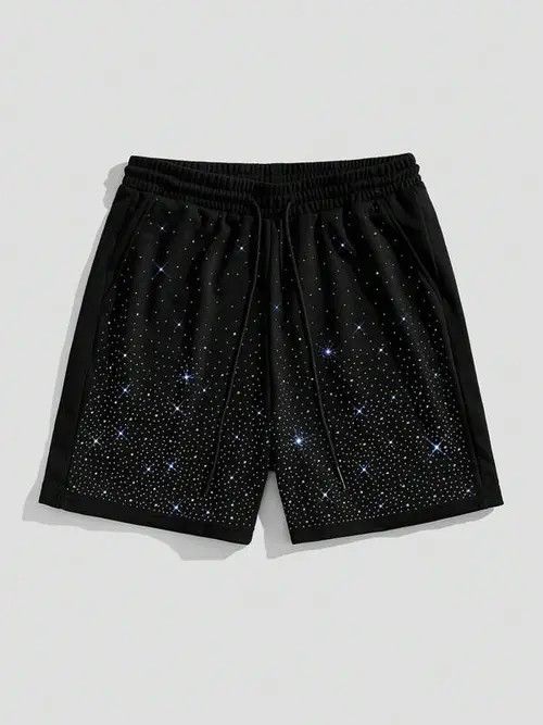 Jean Galaxy unique drip drill shorts Size US 30 / EU 46 - 1 Thumbnail