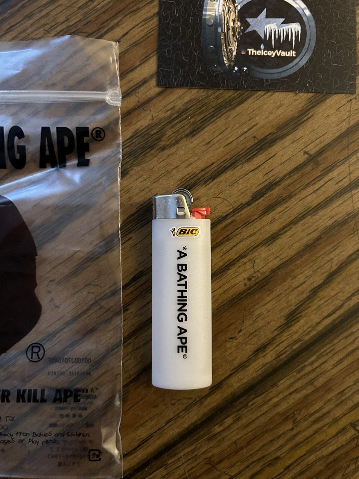 Bape Bape White A Bathing Ape Bic Lighter Size ONE SIZE - 1 Thumbnail