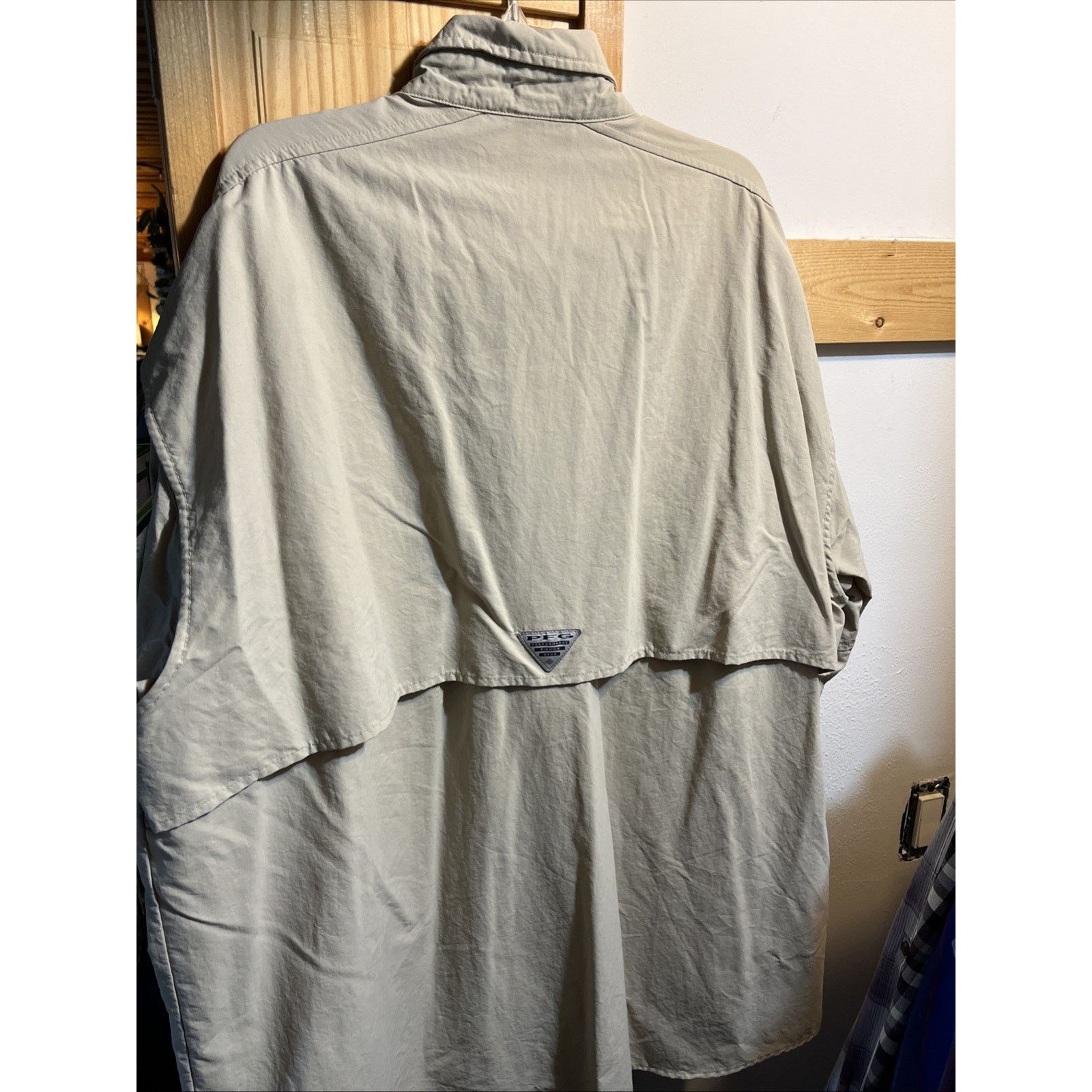 Columbia Columbia PFG Fishing Shirt Mens XL Beige Bahama Hiking LS Size US XL / EU 56 / 4 - 10 Thumbnail