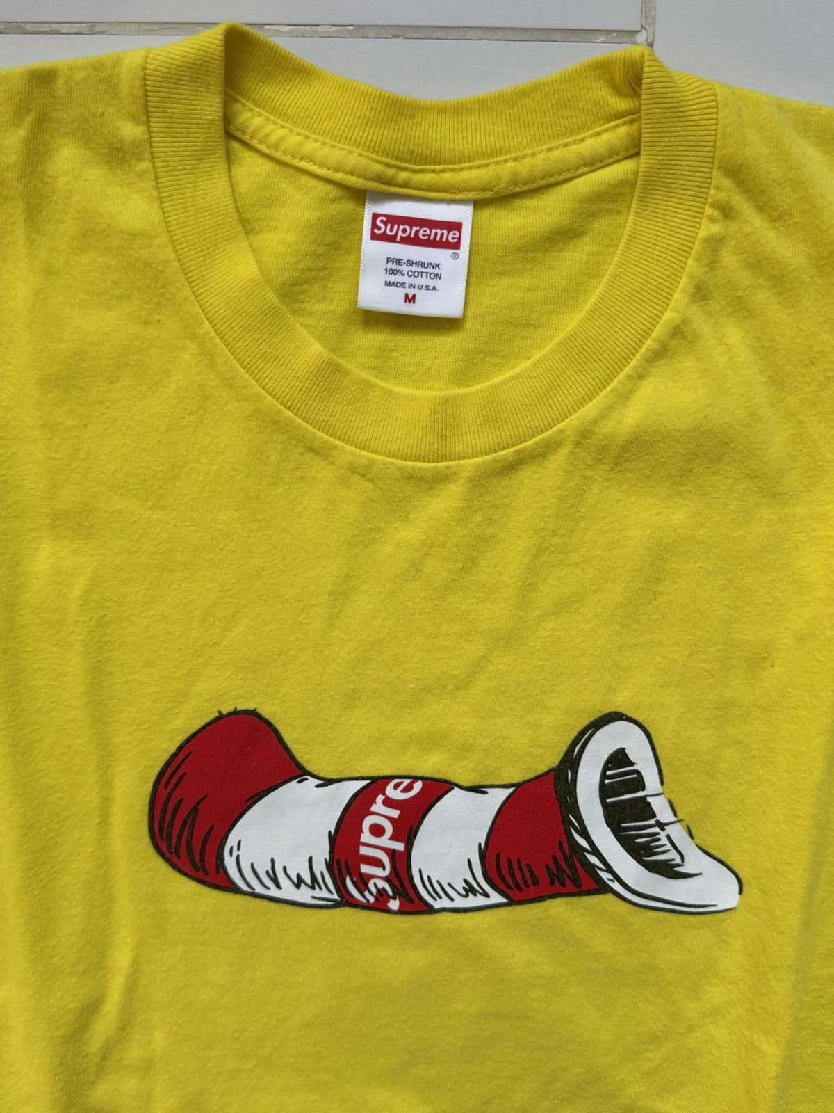 Supreme Supreme cat in the hat tee Size US M / EU 48-50 / 2 - 2 Thumbnail