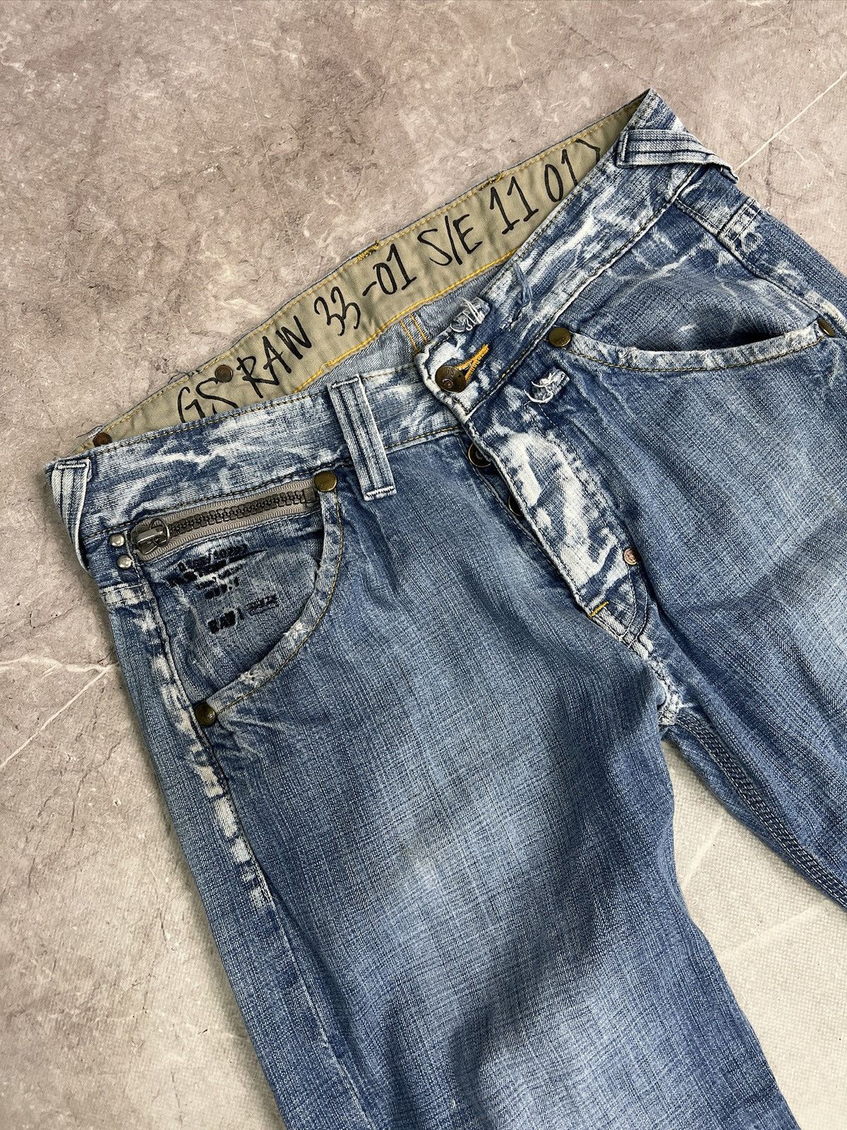 Junya Watanabe Junya watanabe style distressed jeans g star raw y2k Size US 30 / EU 46 - 4 Thumbnail