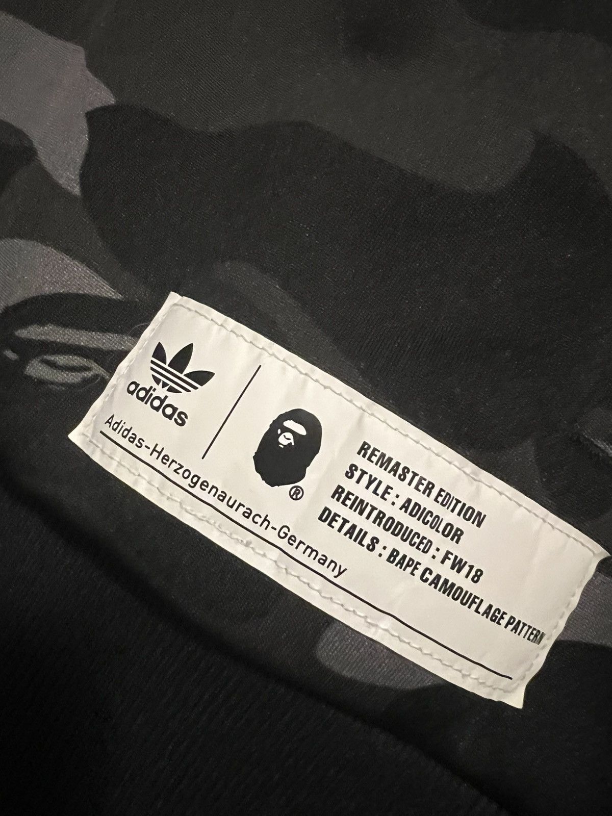 Adidas × Bape BAPE x Adidas Adicolor Track Top (Cinder) Size US S / EU 44-46 / 1 - 4 Thumbnail