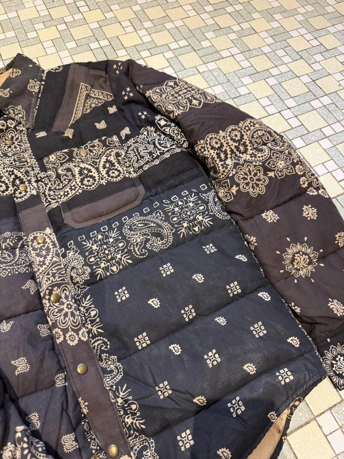 Visvim ICT kerchief down jkt black bandana Size US S / EU 44-46 / 1 - 4 Thumbnail