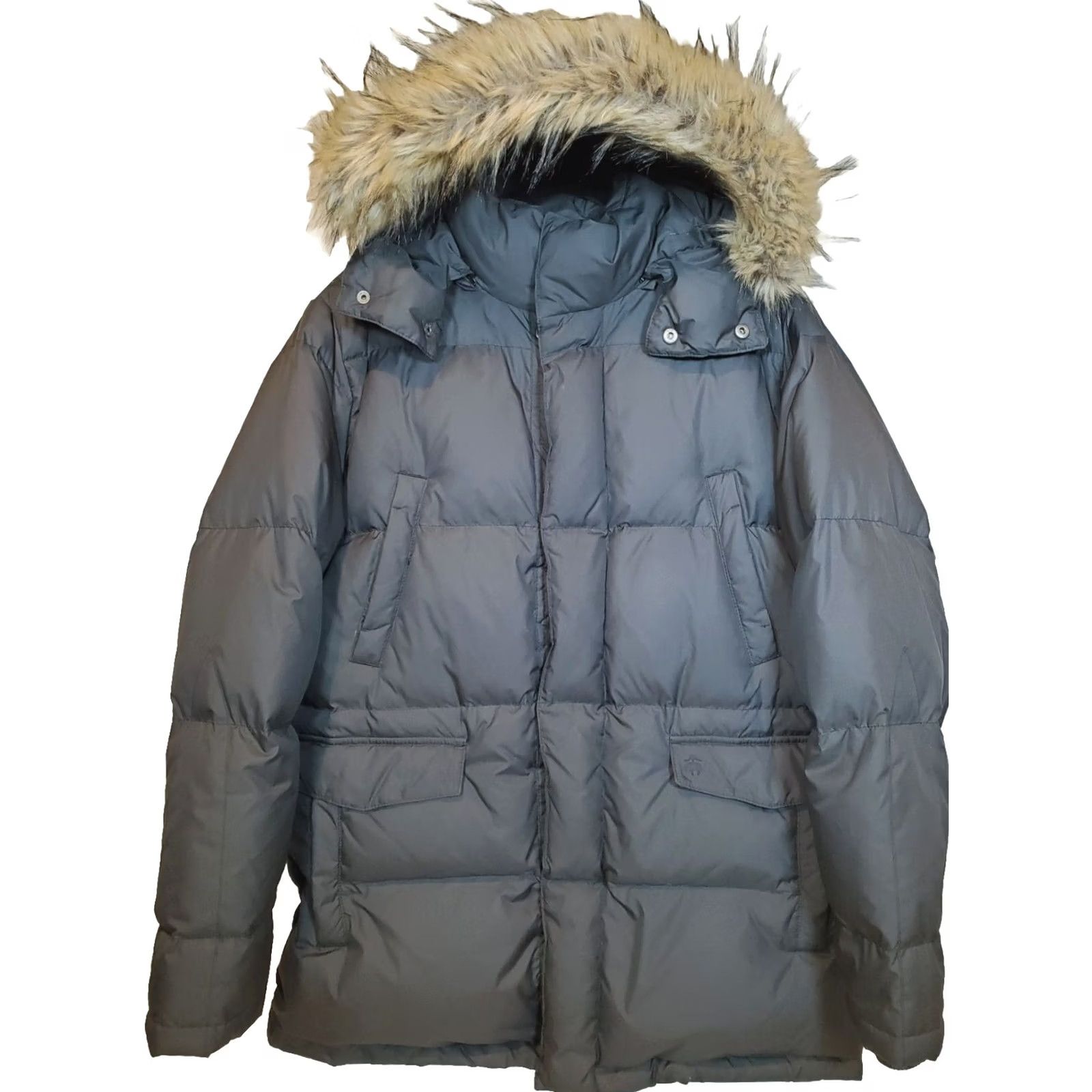 Brooks Brothers Brooks Brothers 346 Black Down Puffer Jacket Parka Hooded Slim Wind-Resistant Water-Resistant Mens M Parka Jacket Size US M / EU 48-50 / 2 - 2 Thumbnail