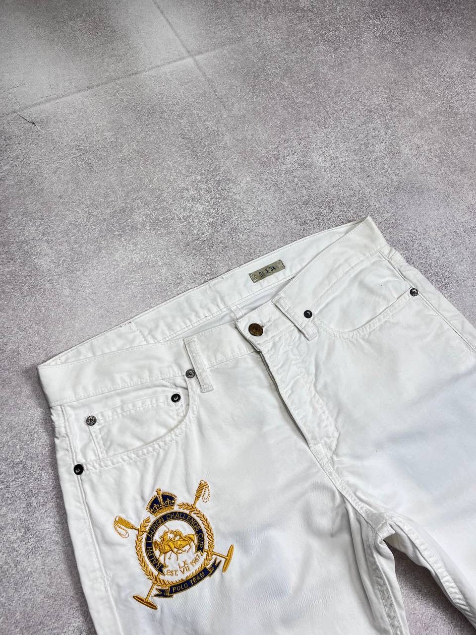 Polo Ralph Lauren Vintage Polo Ralph Lauren RLL White Chino Pants Rare 31x34 Size US 31 - 4 Thumbnail