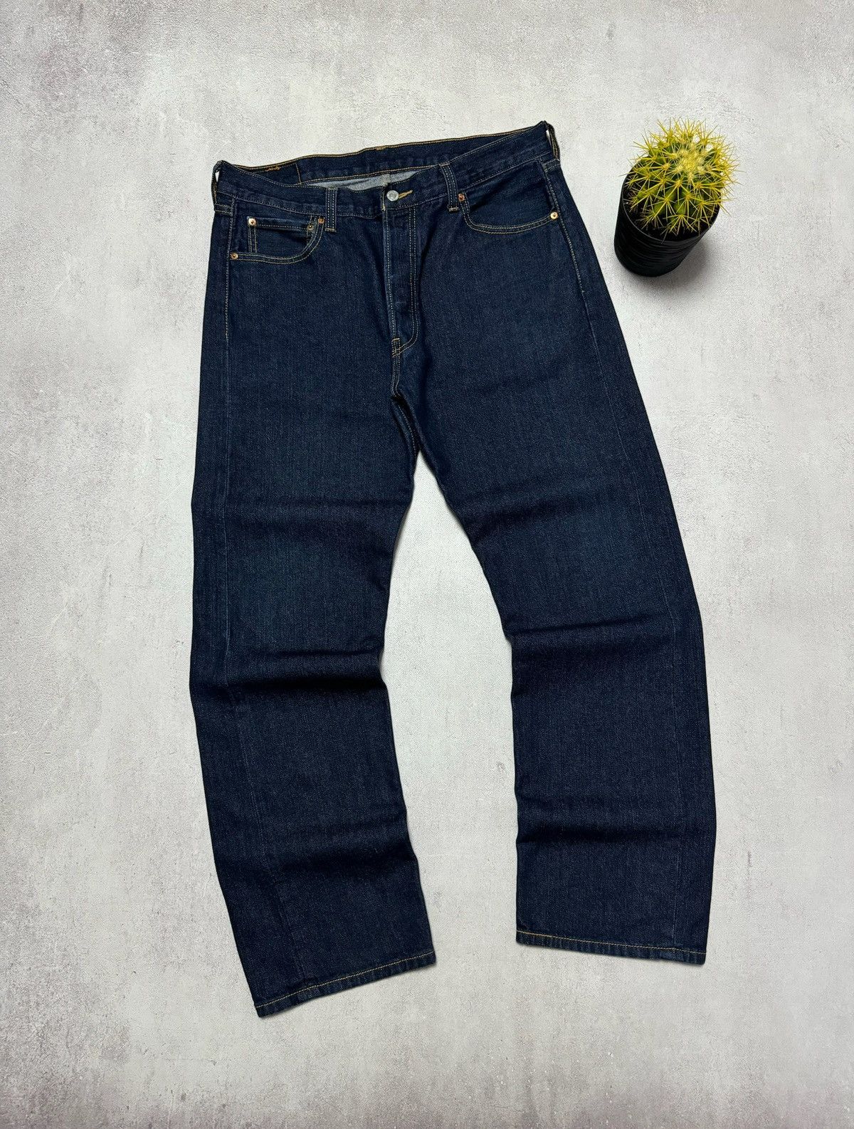 Levi's × Vintage Vintage Levis 501 Jeans Straight Baggy W36 L32 Baggy Y2K 90s Size US 36 / EU 52 - 6 Thumbnail