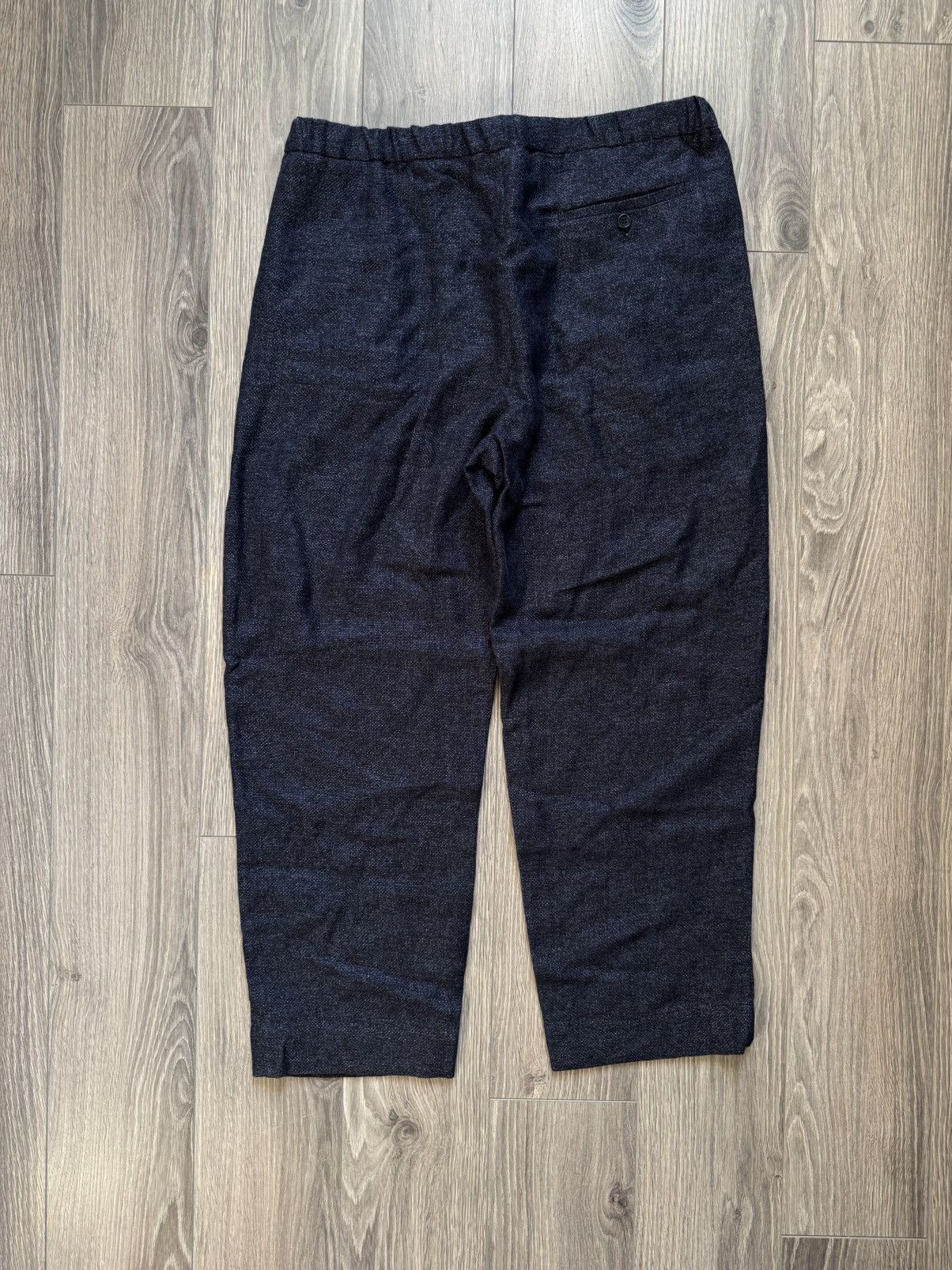Other ED UNLINED HEAVY COTTON DRAWSTRING TROUSERS Midnight Blue Size US 34 / EU 50 - 6 Thumbnail