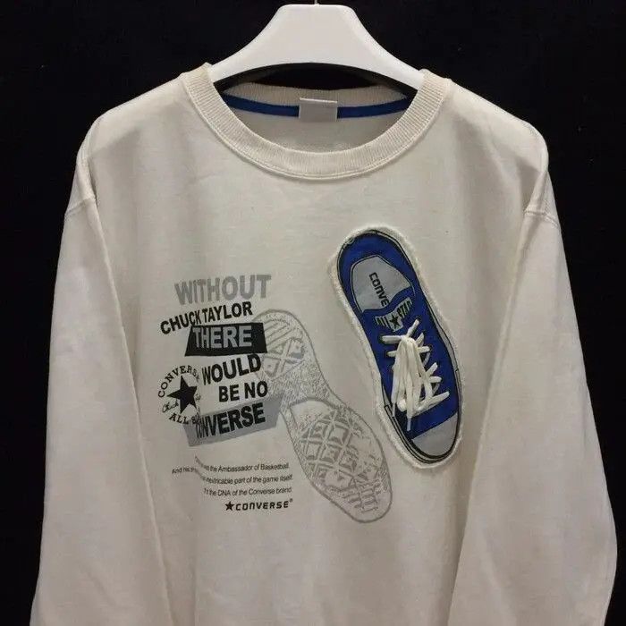 Converse × Vintage Converse Sweatshirt Size US L / EU 52-54 / 3 - 2 Thumbnail