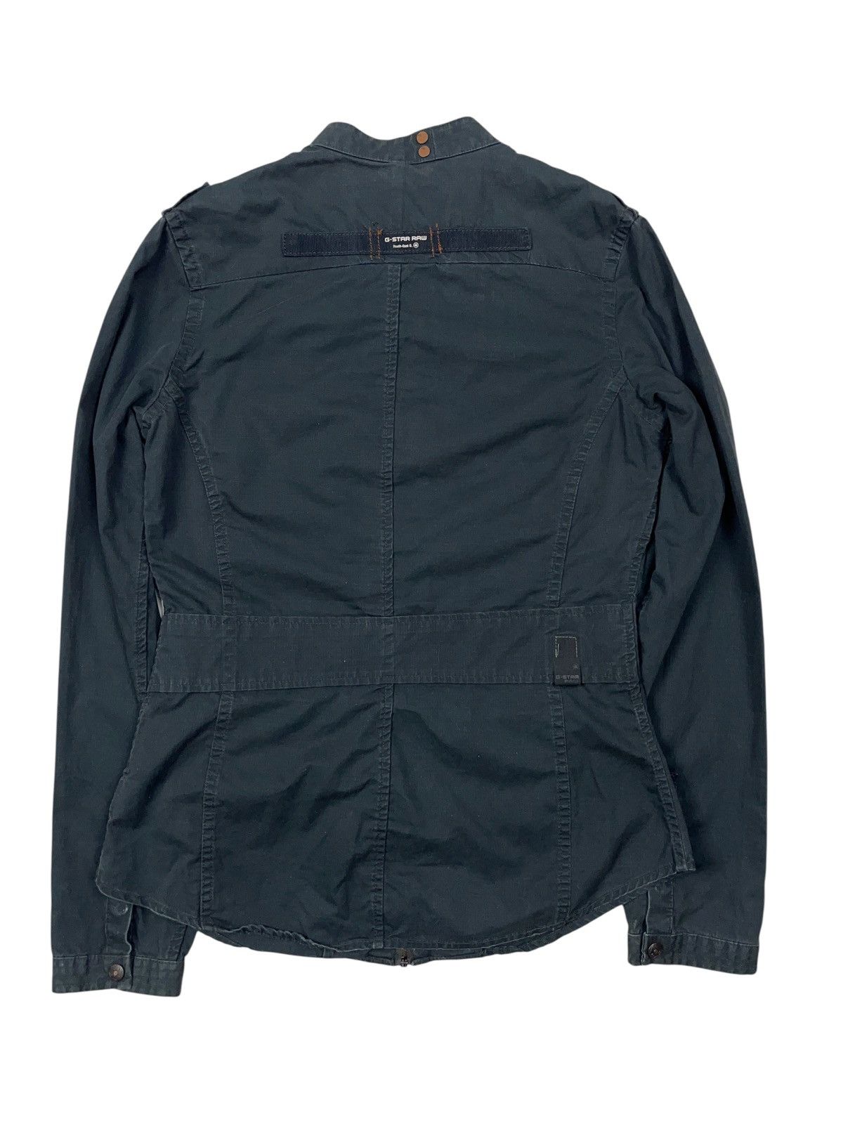 G-Star Vintage G-Star Raw Zip Biker Jacket Lightweight Overshirt Size S / US 4 / IT 40 - 10 Thumbnail