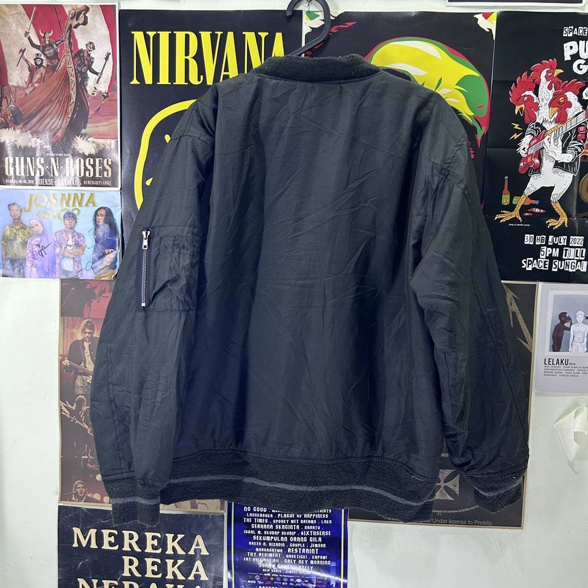 Vintage Vintage O.R.G Japanese Bomber Jacket Size US L / EU 52-54 / 3 - 8 Thumbnail
