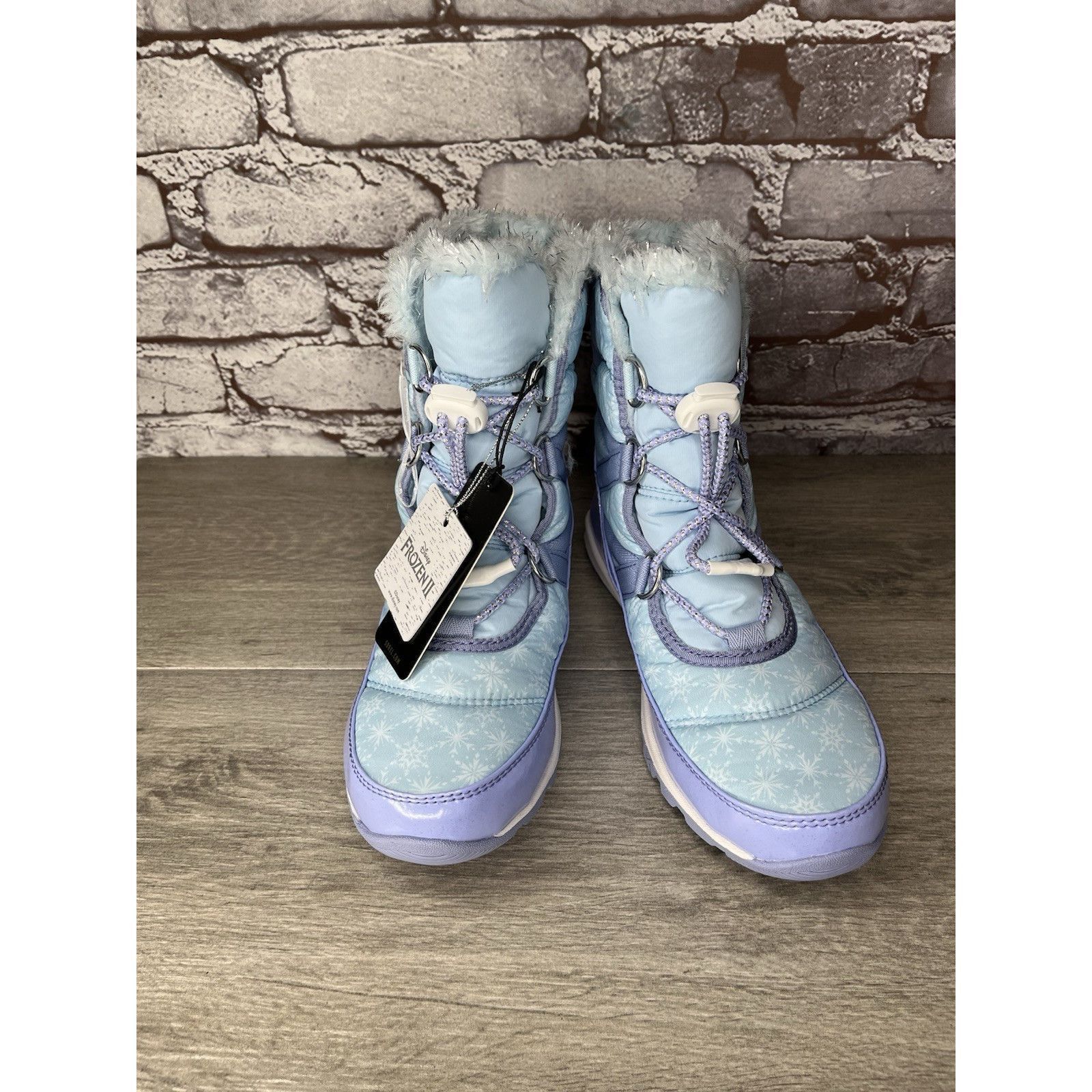 SOREL Disney X Sorel Z52113 Blue Whitney Short Frozen 2 Elsa Snow Size US 5 / IT 35 - 2 Thumbnail