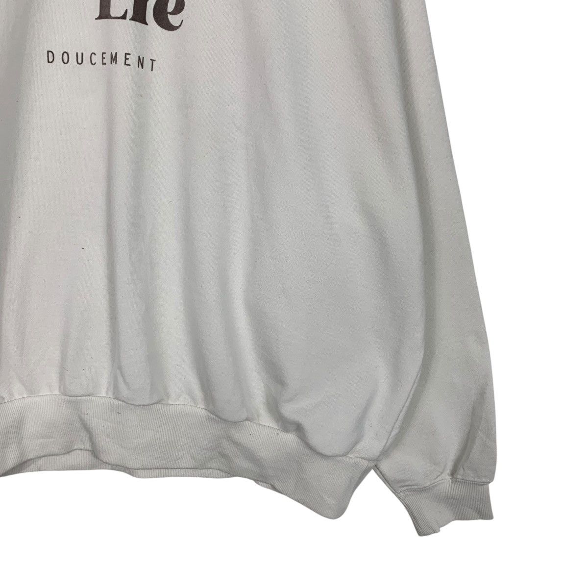 Japanese Brand Belle Lumi Ere Doucement Crewneck Sweatshirt #3624-C166 Size US M / EU 48-50 / 2 - 7 Thumbnail