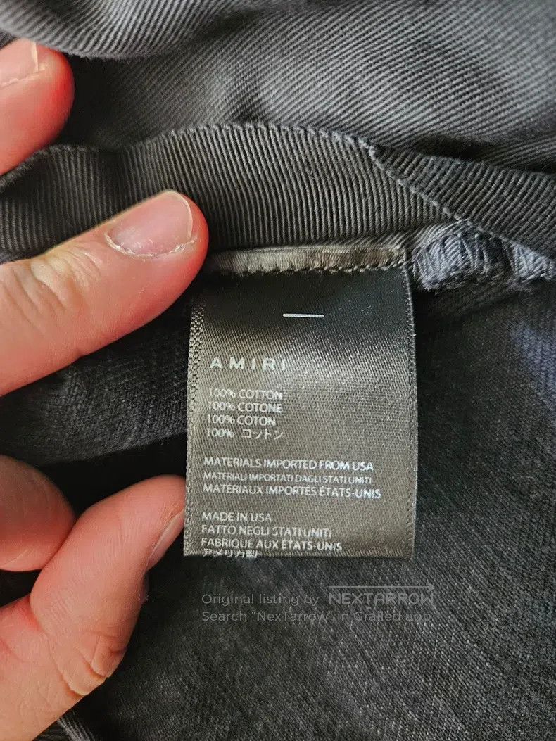 Amiri Amiri Classic Straight Leg Cut Vintage Black Jeans Size 32 Size US 32 / EU 48 - 5 Thumbnail