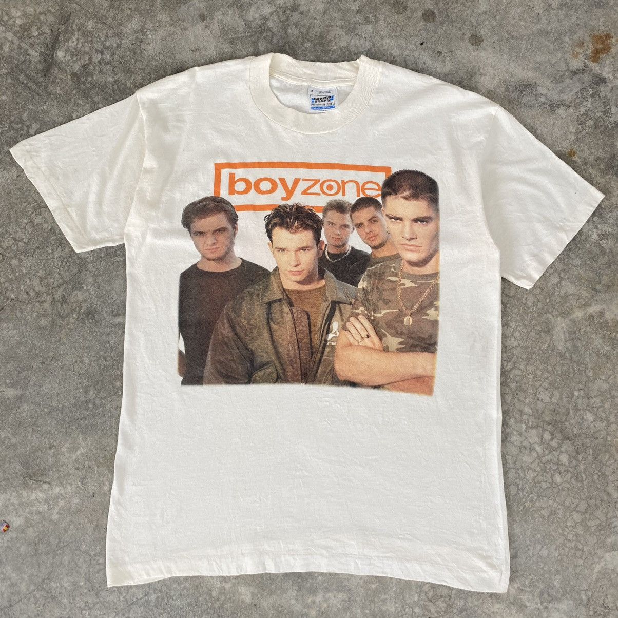 Band Tees VTG 90’s Boyzone Single Stitch Screen Star Tour Promo Tee Size US M / EU 48-50 / 2 - 2 Thumbnail
