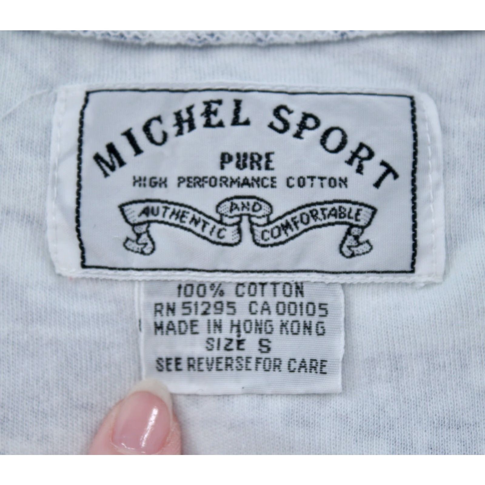 Vintage VINTAGE Men's VTG 90s All Over Print Dock Workers TShirt Sz S 1990s AOP T-Shirt Michel Mens Blue 1990s Graphic Tee Size US S / EU 44-46 / 1 - 3 Thumbnail