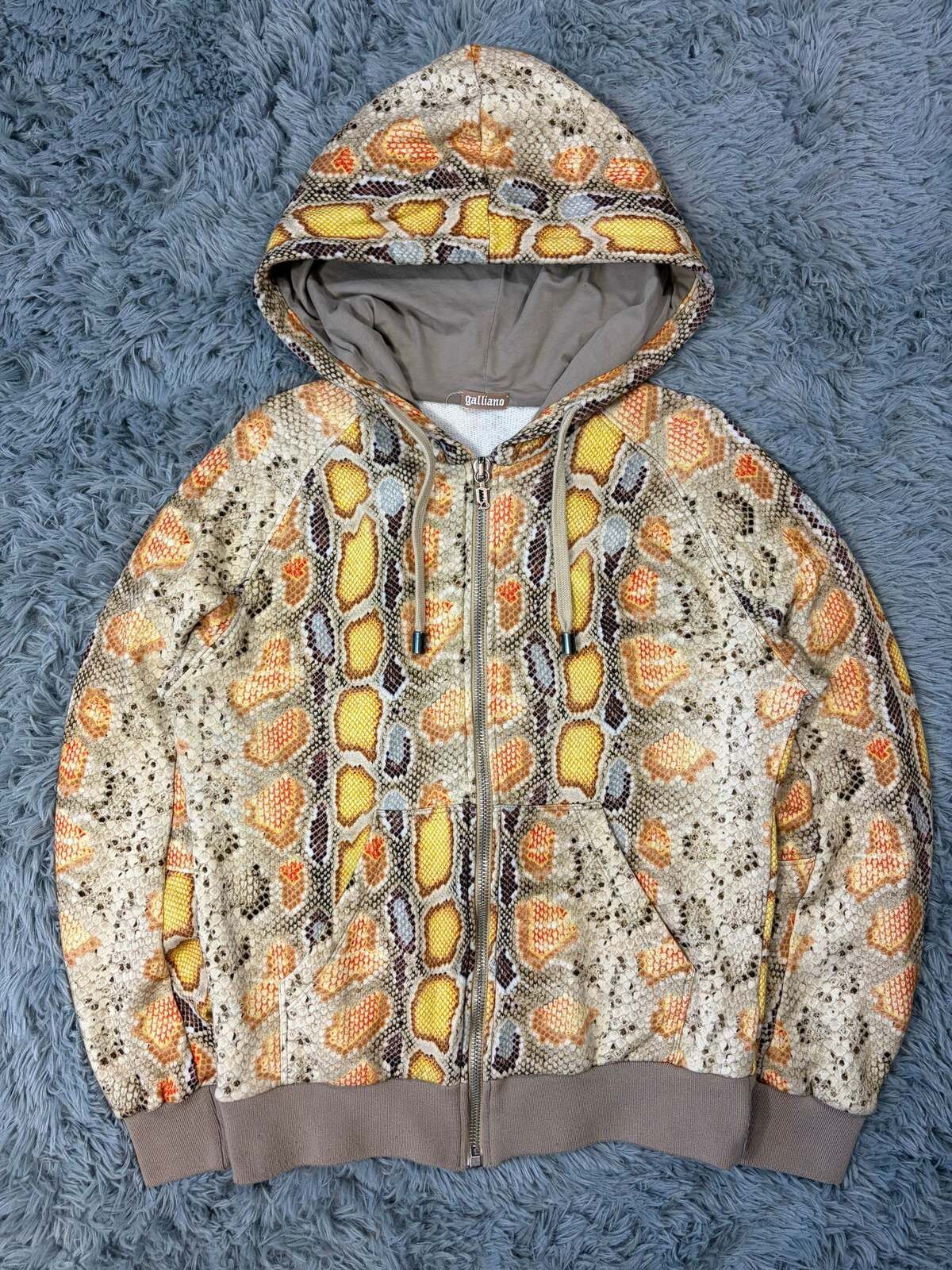 John Galliano Full zip clown hoodie archival | Grailed