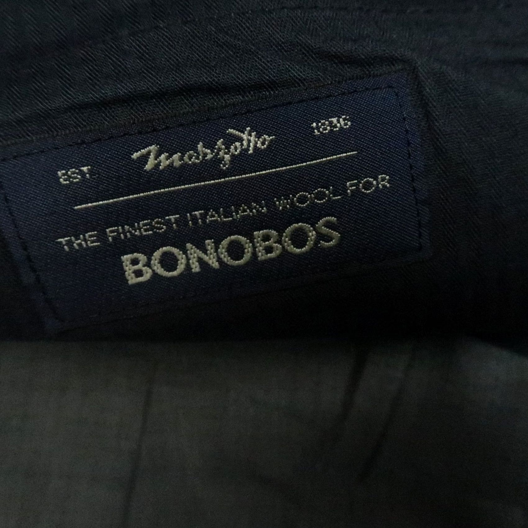Bonobos Bonobos Pants Mens 35x34 Gray Slim Straight Wool Chino Pocket 34 Inseam Size US 35 - 6 Thumbnail