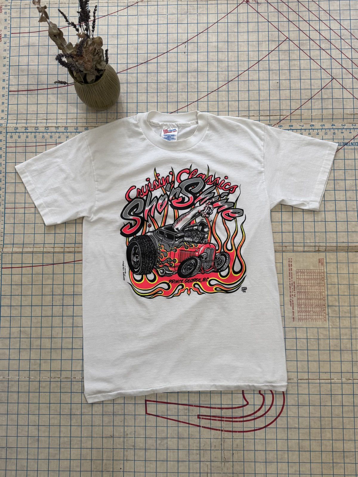 Vintage Vintage Hot Rod Graphic Racing Tee Sho’n Shine Mens Medium Size US M / EU 48-50 / 2 - 2 Thumbnail