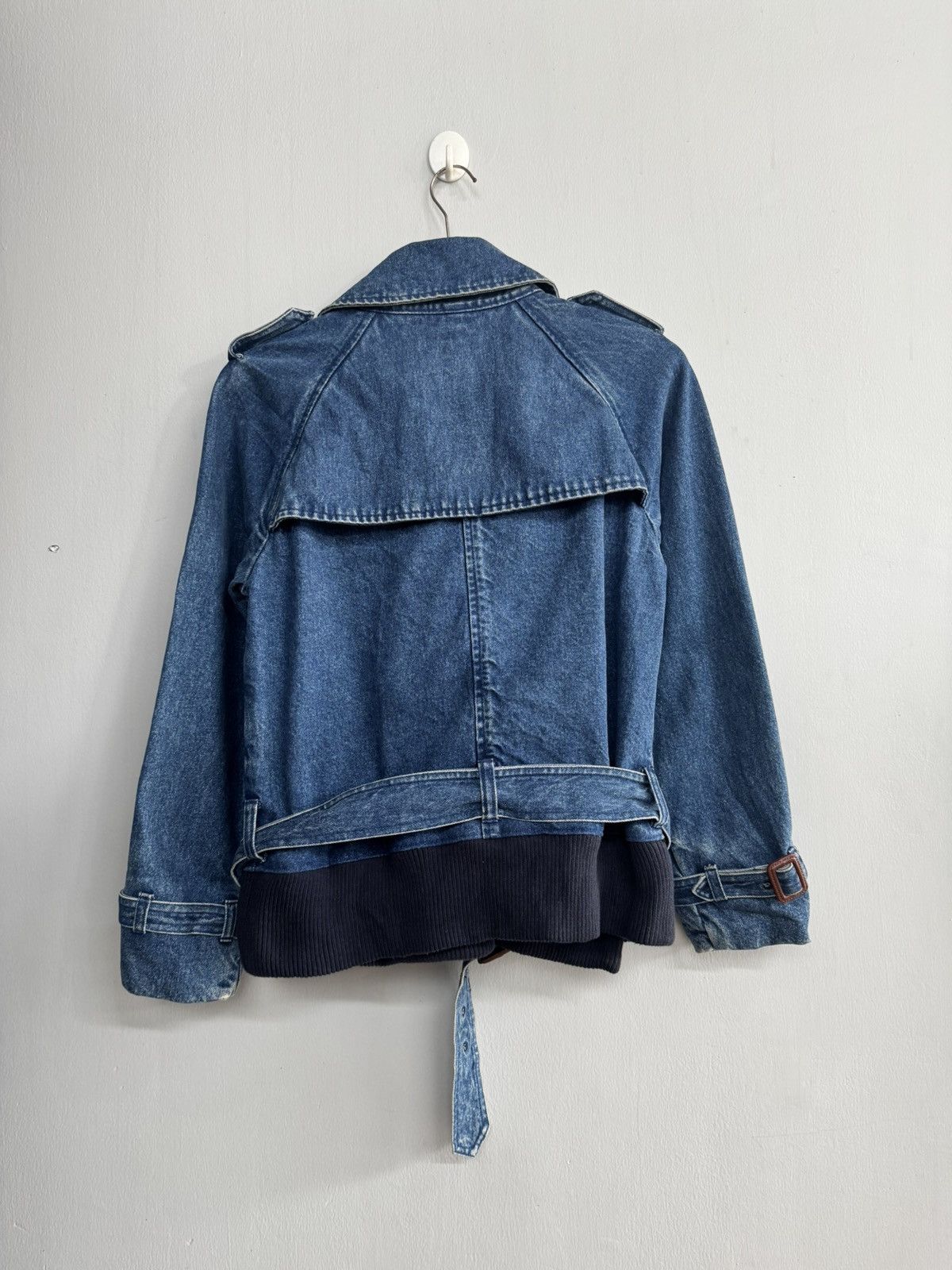 Affliction BEAMS BOY MOTORCYCLE DENIM JACKET LIKE LGB PUNK STYLE Size US S / EU 44-46 / 1 - 4 Thumbnail