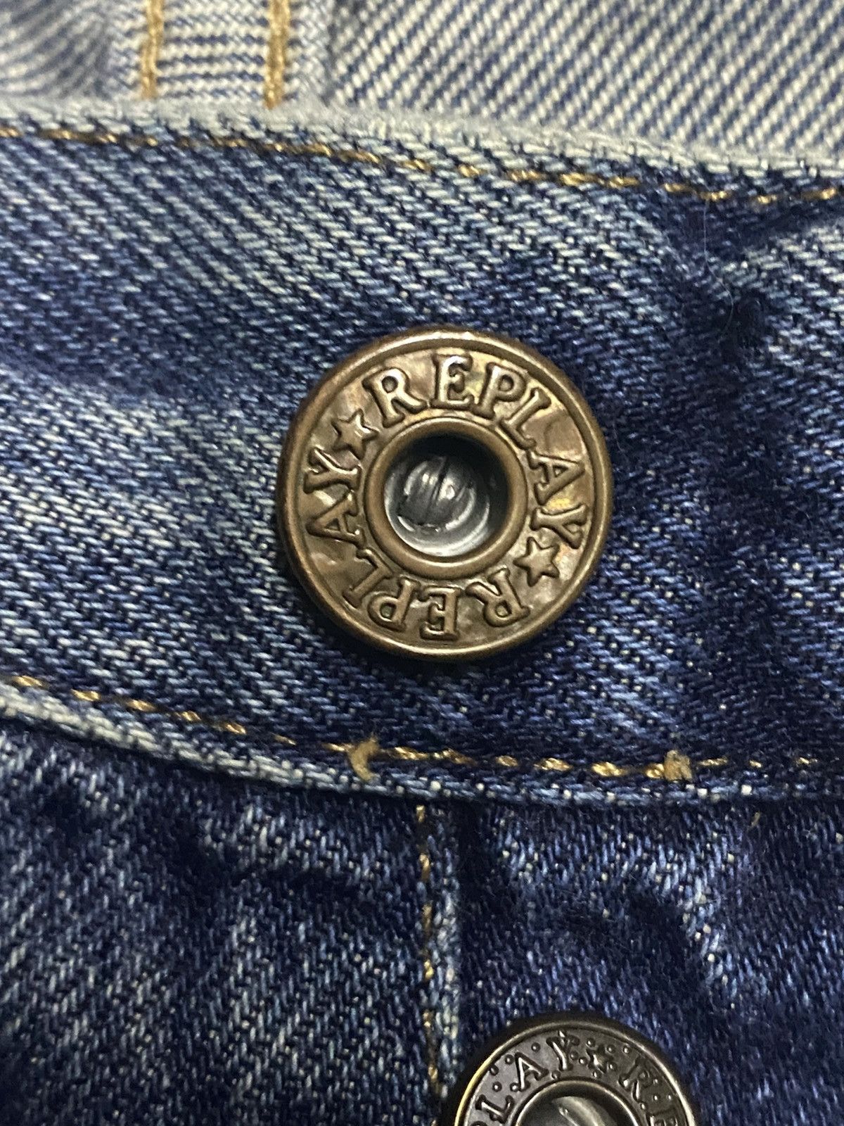 Replay Vintage Replay Jeans Mv914532 Distressed Faded Wash Jeans Size US 29 - 10 Thumbnail