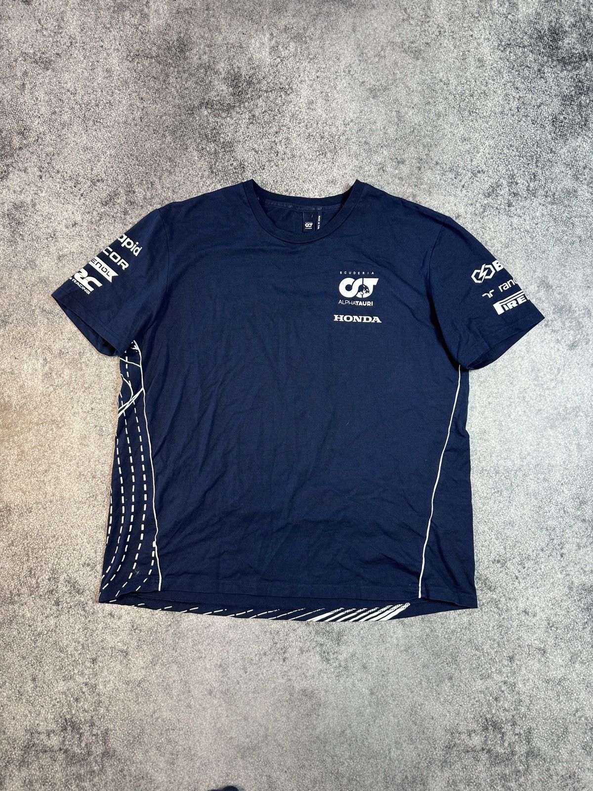 Honda × Vintage Scuderia AlphaTauri Honda T-shirt Racing Team Streetwear XL Size US XL / EU 56 / 4 - 2 Thumbnail
