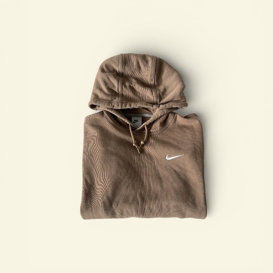 Nike Nike Beige Classic Pullover Hoodie (Mens M) Size US M / EU 48-50 / 2 - 1 Thumbnail