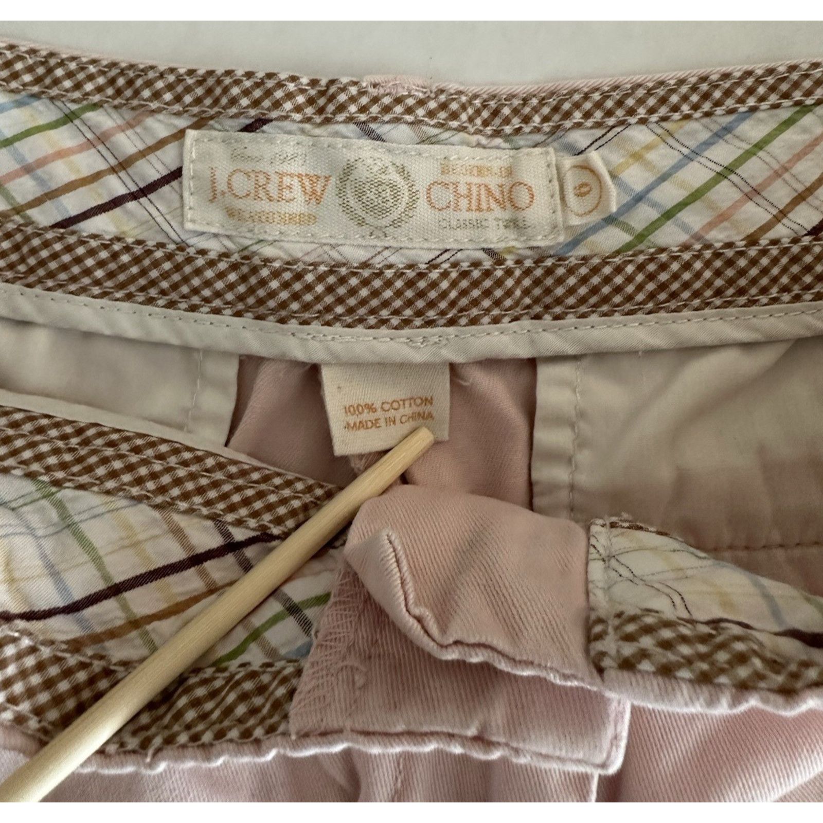 J.Crew J Crew Women's Chino Shorts Pink Sz 6 Classic Twill Preppy Size 28" / US 6 / IT 42 - 2 Thumbnail