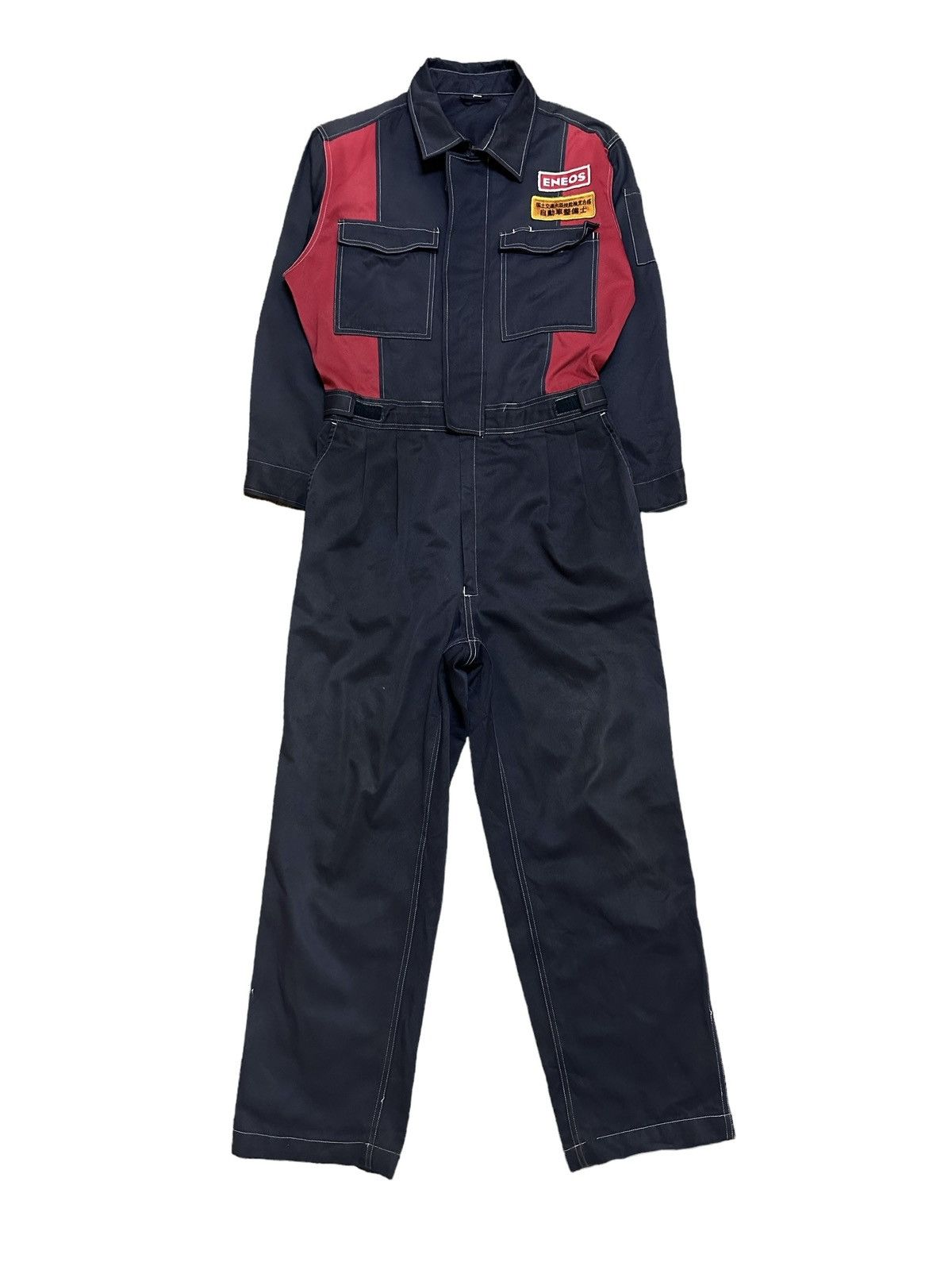 Japanese Brand × Vintage Vintage Eneos Overall Racing Size US 33 - 5 Thumbnail