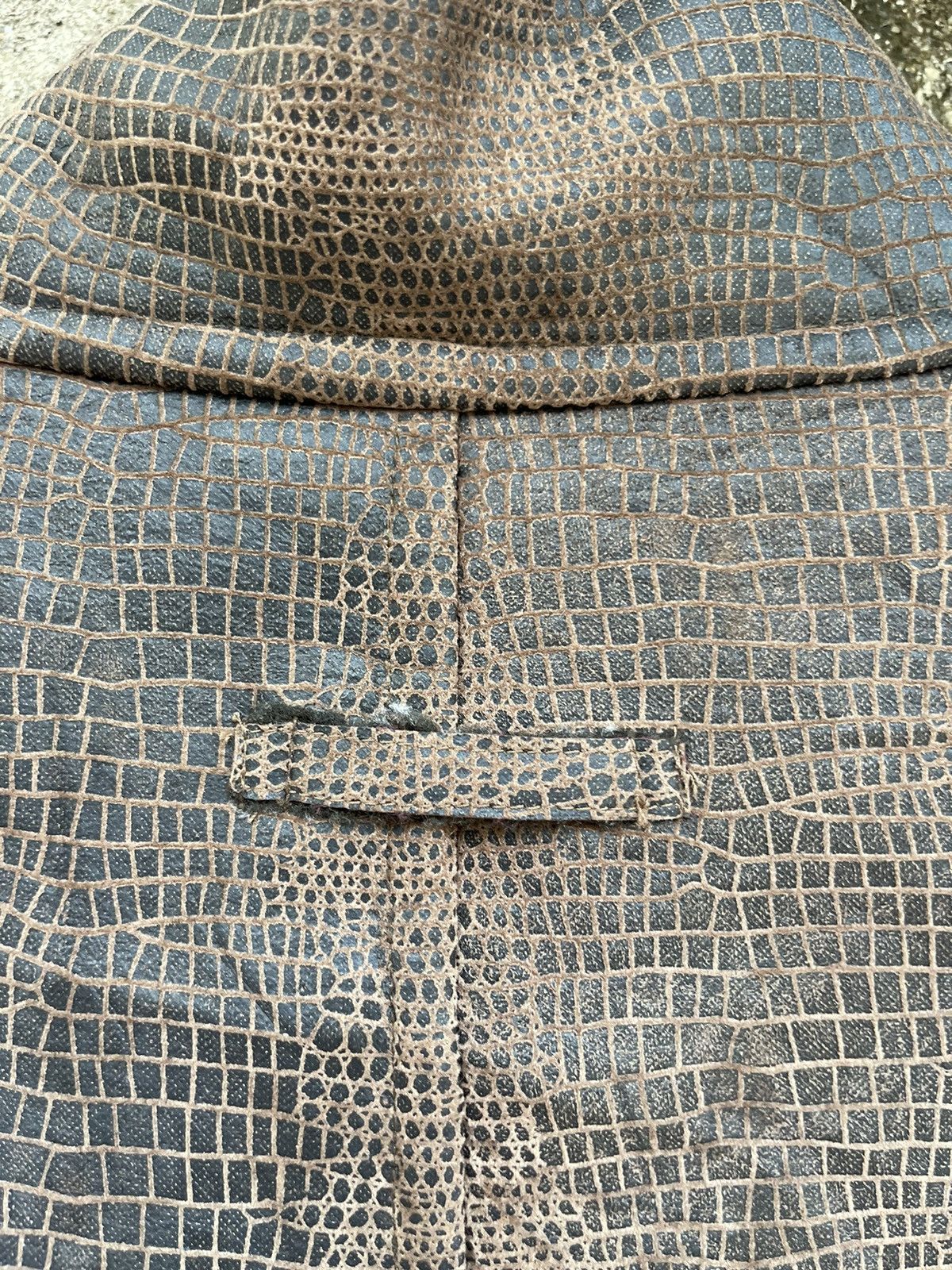 Jean Paul Gaultier RARE Vintage Jean Paul Gaultier Lizard-Leather Coated Jacket Size US L / EU 52-54 / 3 - 8 Thumbnail