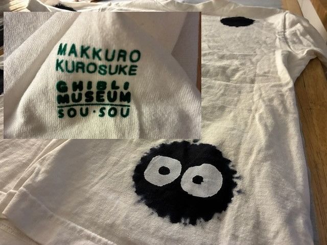 Japanese Brand Makkuro Kurosuke - Ghibli Museum Exclusive Spirited Away Size US L / EU 52-54 / 3 - 1 Thumbnail