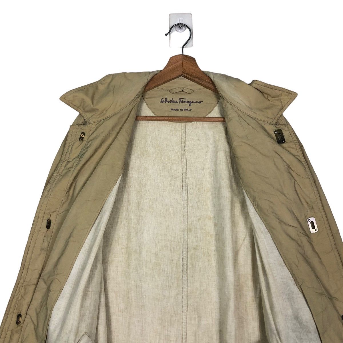 Japanese Brand 🔥Biker Parka Wax Jacket Salvatore Ferragamo Italy Size US M / EU 48-50 / 2 - 14 Thumbnail