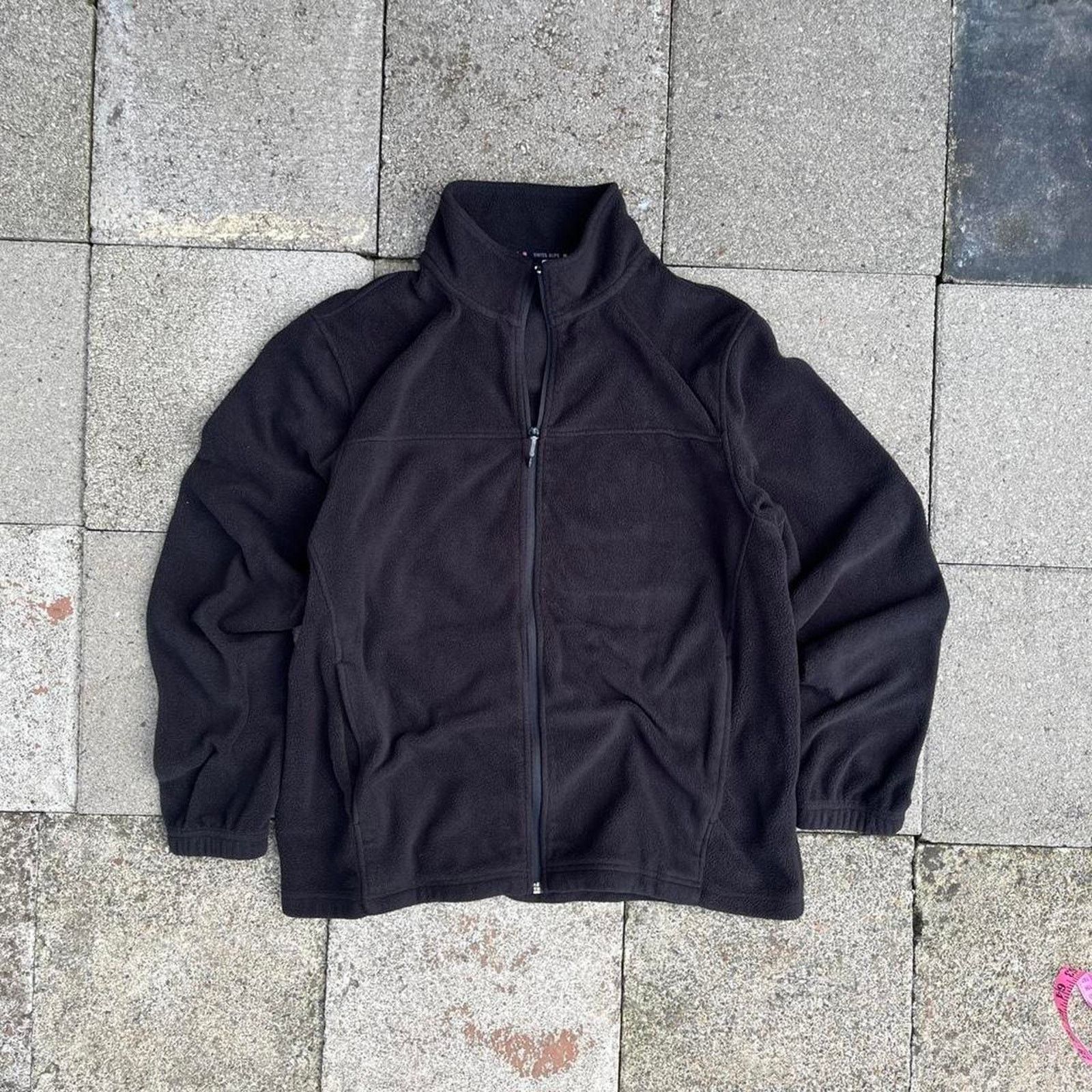 Other Swiss Alps Black Fleece Full-Zip Pullover Jacket Cozy Large Size US L / EU 52-54 / 3 - 1 Thumbnail