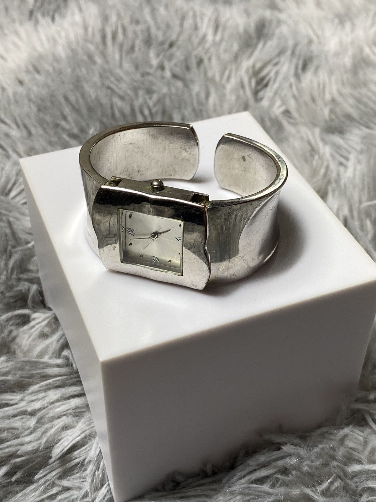 Jewelry Timeless Elegance Silver Cuff Watch Size ONE SIZE - 7 Thumbnail