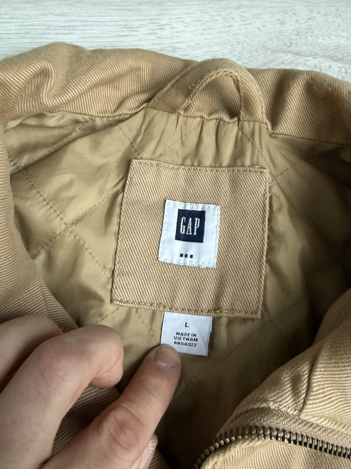 Gap × Vintage Vintage denim bomber jacket gap styled Carhartt Detroit 90’s Size US L / EU 52-54 / 3 - 4 Thumbnail