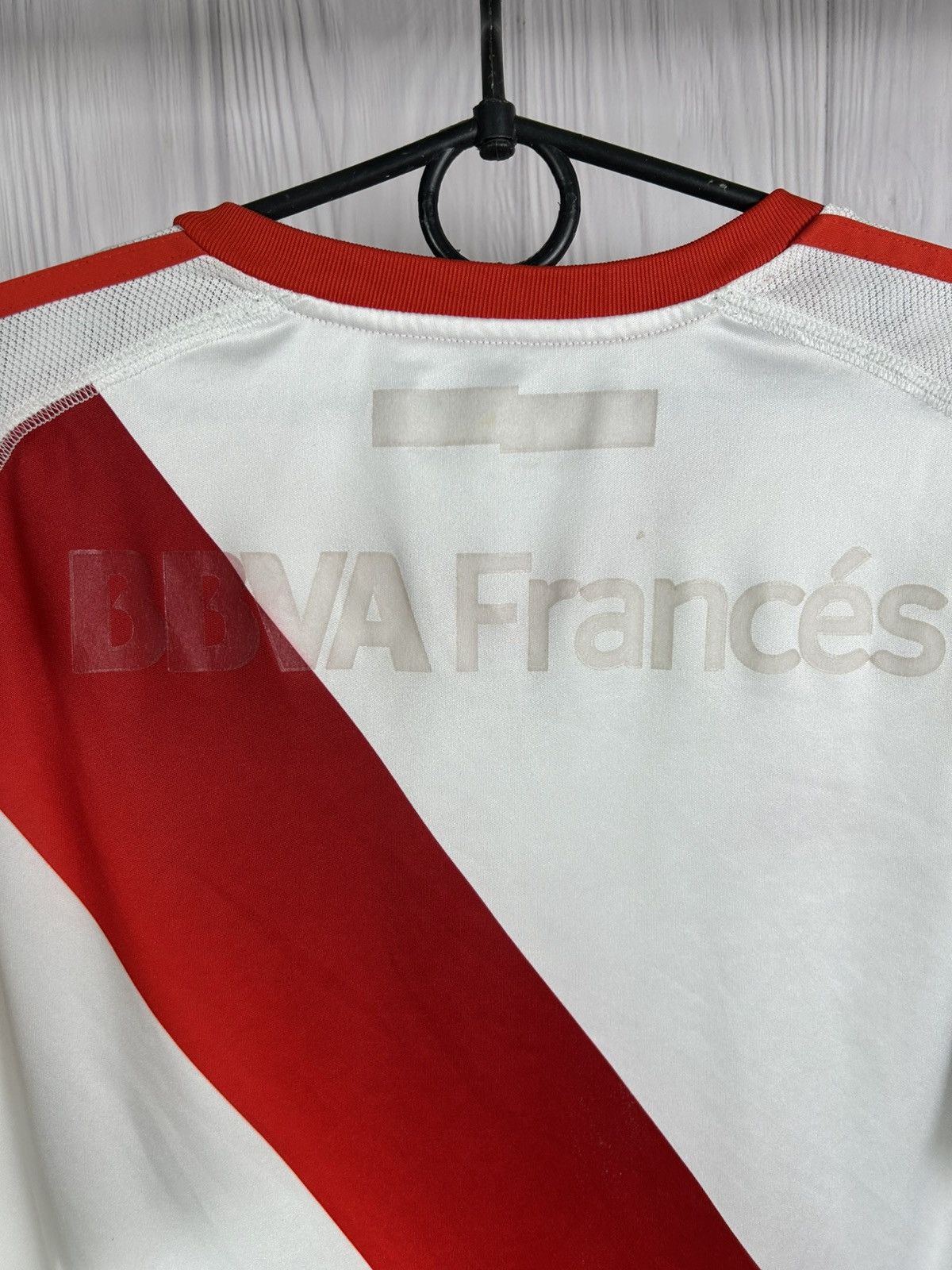 Adidas Adidas River Plate Soccer Jersey 2016-17 Home Shirt Size M Size US M / EU 48-50 / 2 - 12 Thumbnail