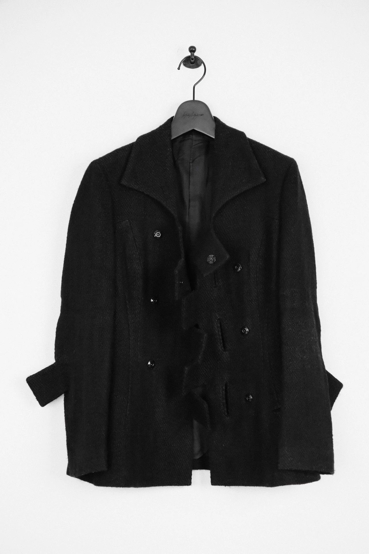 Yohji Yamamoto Yohji Yamamoto 08AW Archive Block Decon Ballet Jkt Wmn's Size XS / US 0-2 / IT 36-38 - 4 Thumbnail