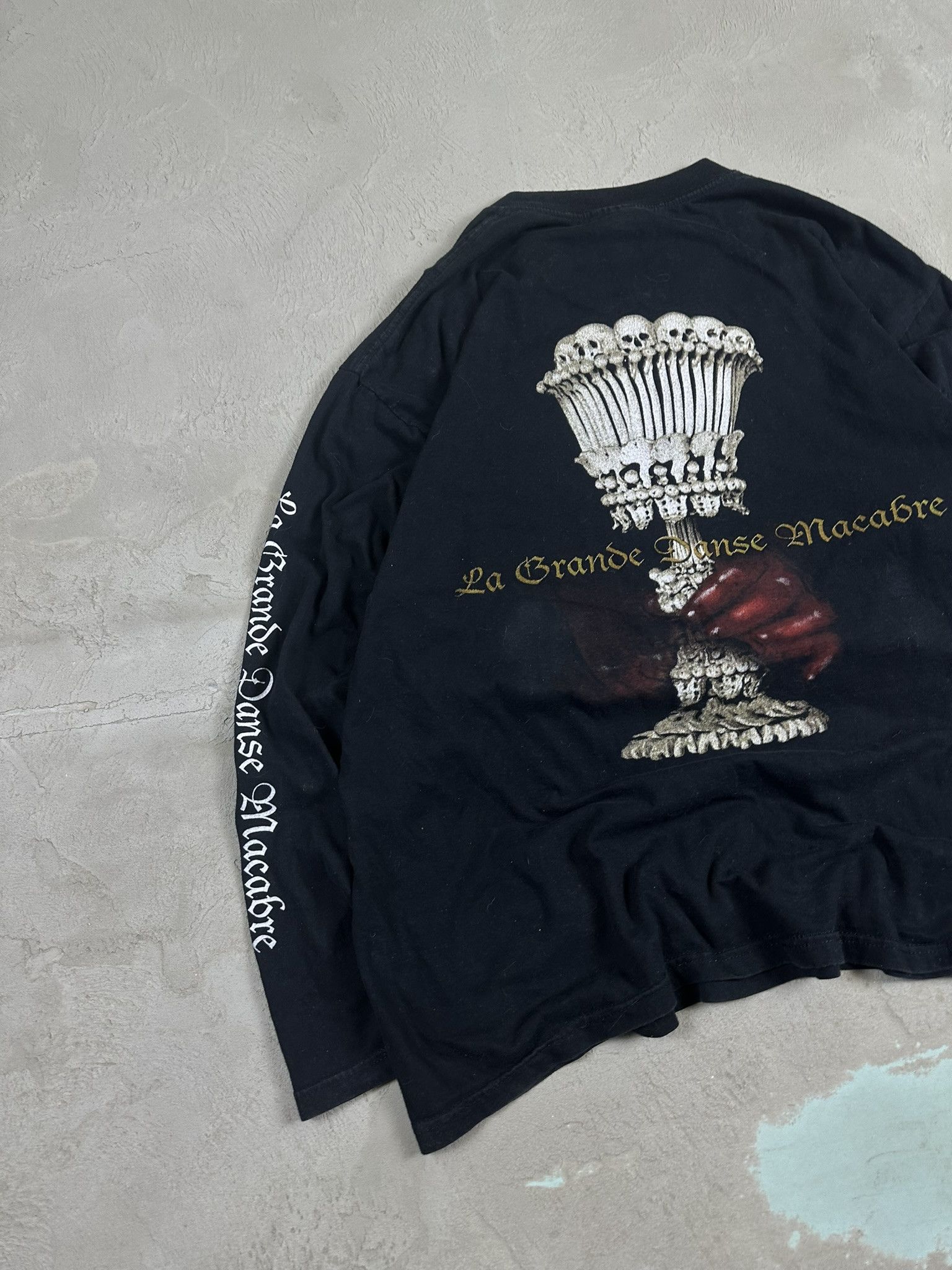 Band Tees Rare 2000s Marduk Danse Macabre Black Metal Longsleeve Size US XL / EU 56 / 4 - 13 Thumbnail