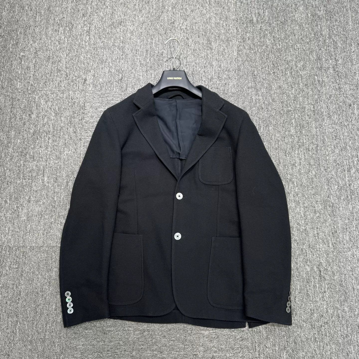 Ermenegildo Zegna Ermenegildo Zegna Hollow Out Suit Jacket Size US M / EU 48-50 / 2 - 1 Thumbnail