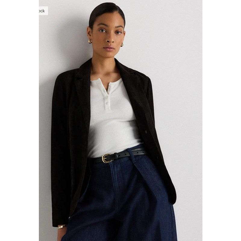 Quince Quince 100% Sude Blazer Charcoal Black Size S Size S / US 4 / IT 40 - 2 Thumbnail
