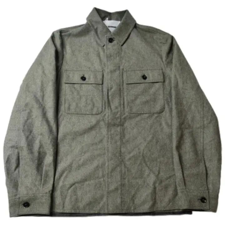 Jil Sander JIL SANDER Solid Pocket Button Jacket Green 0079 Size US S / EU 44-46 / 1 - 1 Thumbnail