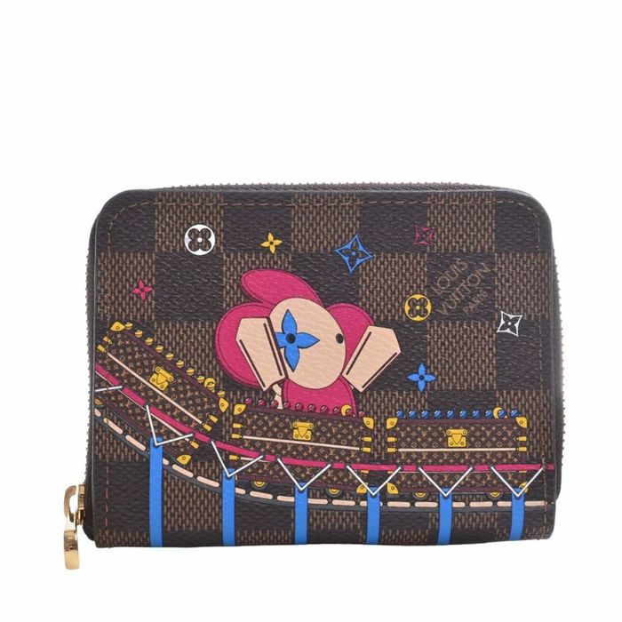 LOUIS VUITTON Multicolor Pochette Cles NM Coin Purse White M93734