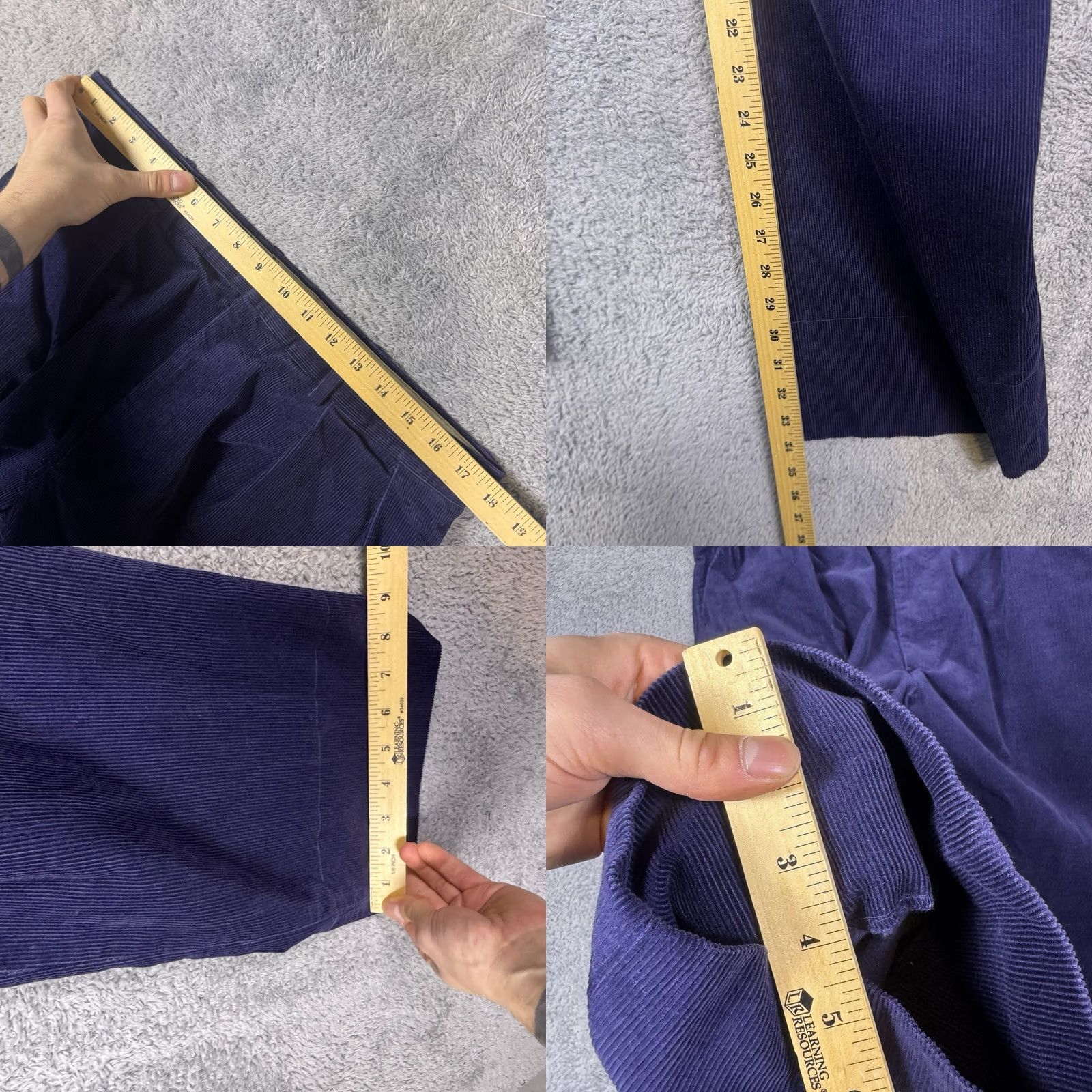 Polo Ralph Lauren Polo Ralph Lauren 90s Corduroy Chino Pants Men 36x34 - Golf Crest Wale VTG - Sale (Blue - 90s) Size US M / EU 48-50 / 2 - 8 Thumbnail